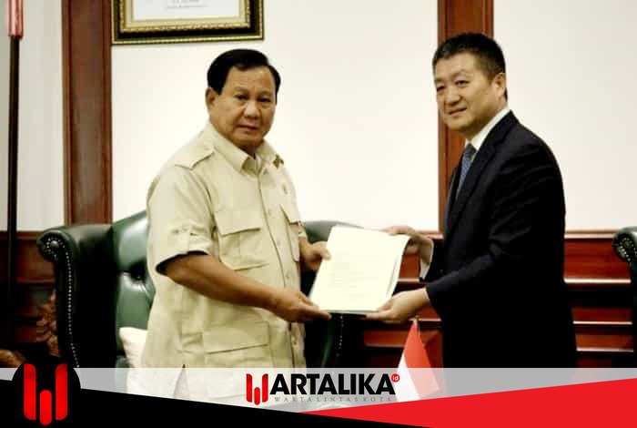 Terima Kunjungan Duta Besar China, Menhan Prabowo Bertekad Perkuat Pertahanan