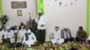 Bupati Anwar Sadat beserta Istri Hj. Fadillah Sadat, menghadiri peringatan Maulid Nabi Muhammad SAW 1443 H di Masjid Jihadus Sholihin