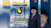 HUT Provinsi Jambi ke-65 Tahun yang jatuh pada tanggal 06 Januari 2022 dirayakan serentak di seluruh Kabupaten dalam Provinsi Jambi.