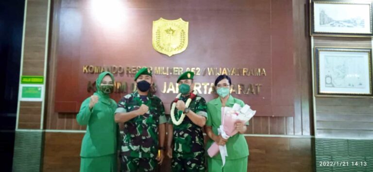 Kodim 0503/JB Gelar Acara Tradisi Penyambutan dan Penerimaan