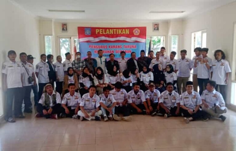 Pengurus Karang Taruna Semanan Periode 2021-2026, Sah Dikukuhkan