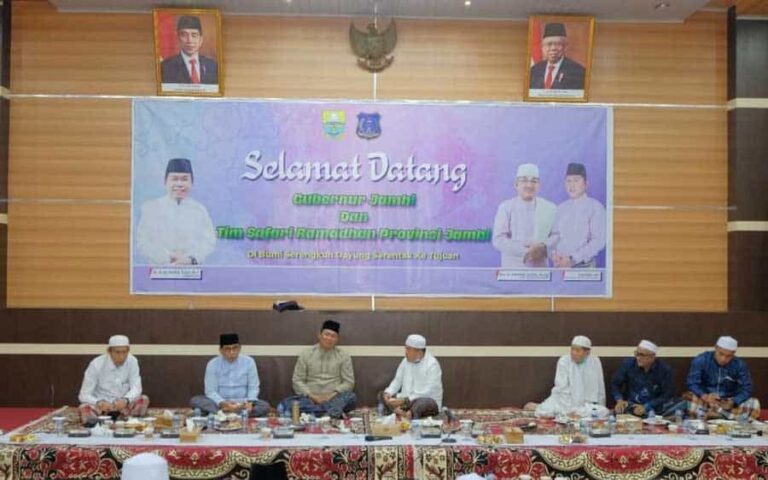 Gubernur Jambi Al Haris dan rombongan berkunjung ke Tanjung Jabung Barat dalam rangka Safari Ramadhan Pemerintah Provinsi Jambi