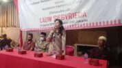 Sosialisasi Perda di Semanan, Lauw Siegvrieda Sebut Kebudayaan Ondel-ondel Betawi Mulai Luntur Anggota DPRD DKI Jakarta Lauw Siegvrieda Anggota DPRD DKI Jakarta dari Fraksi PDI Perjuangan, Lauw Siegvrieda menggelar sosialisasi Perda di Semanan, Jalan Pintu Air, RT 10 RW 08,