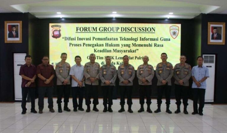 STIK Gelar Penelitian Dengan Metode FGD di Polda Kalbar