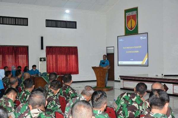 Prajurit Wijayakusuma Terima Sosialisasi dari PT. BWS dan PT. Asabri Persero