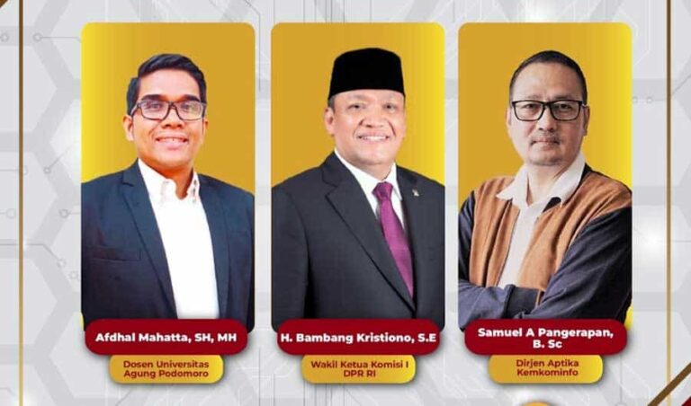 Dalam Webinar Ngobrol Bareng Legislator bertajuk "Literasi Digital : Etika dalam Berdigital" berlangsung Jumat (10/6/2022). Bambang Kristiono