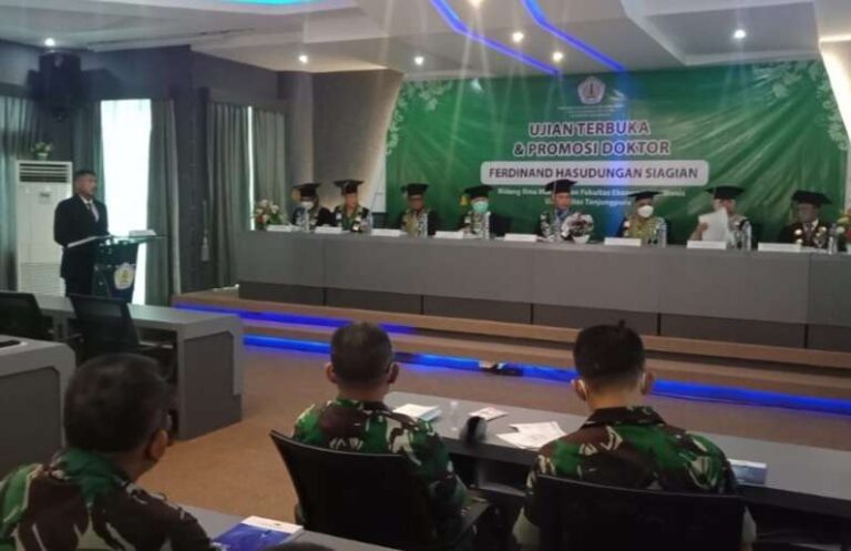 Raih Gelar Doktoral Ilmu Manajemen Untan, Ini Ajakkan Wakainfolahtadam XII/Tpr