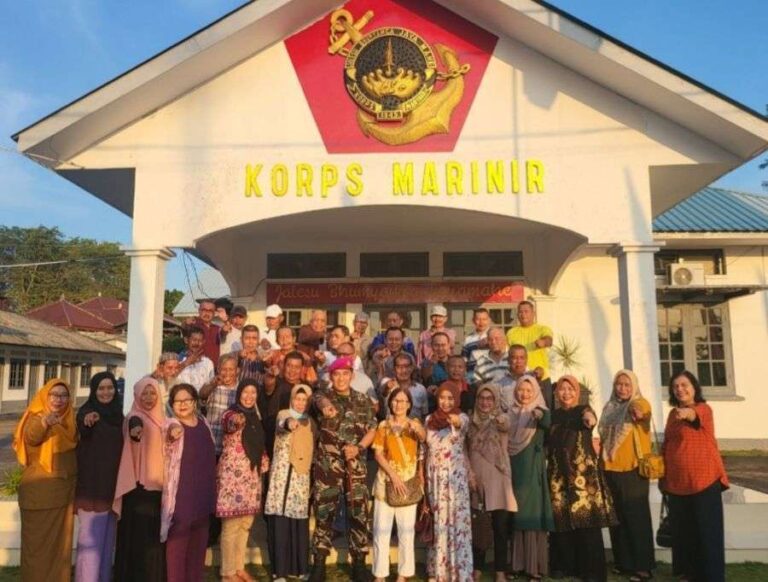 Danyonmarhanlan IV Berikan Sambutan Acara Tatap Muka Purnawirawan Korps Marinir