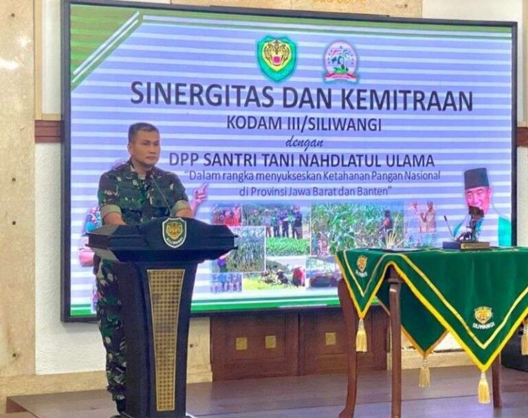 Kodam III/Siliwangi Gandeng Santri Tani, Ciptakan Ketahanan Pangan Nasional