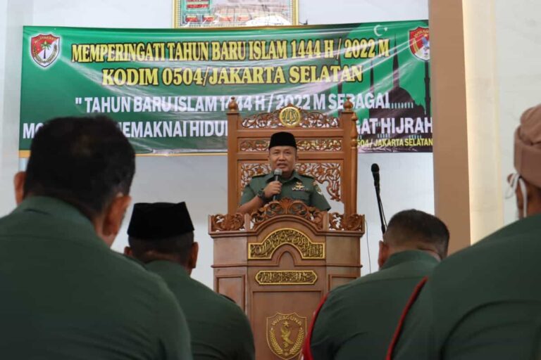 Kodim 0504/JS Gelar Peringatan Tahun Baru Islam 1444 H/2022
