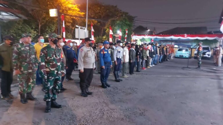 Apel dan Patroli Gabungan Empat Pilar, Ini Tegas Kapolsek Cipayung 