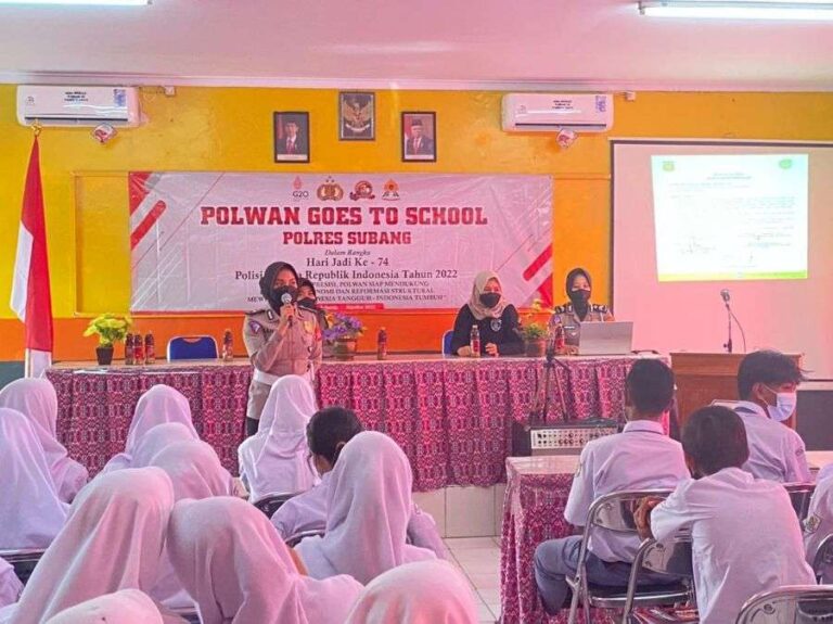 Polwan Goes To School, Polres Subang Sosialisasi Kamtibmas ke Sekolah