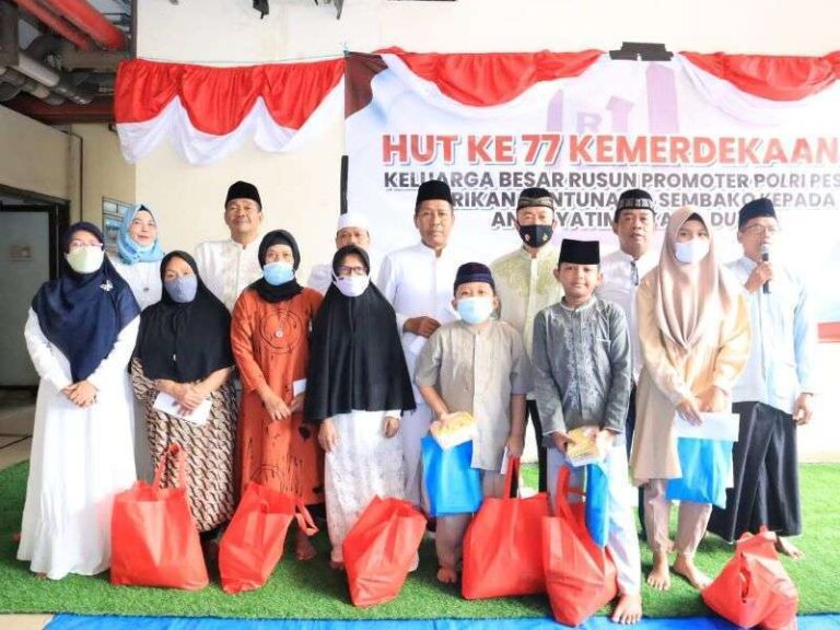 Peduli Sesama, Keluarga Besar Rusun Promoter Berikan Santunan