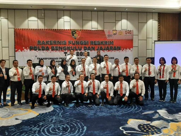 Ditreskrimum Polda Bengkulu Menggelar Rakernis T.A 2022