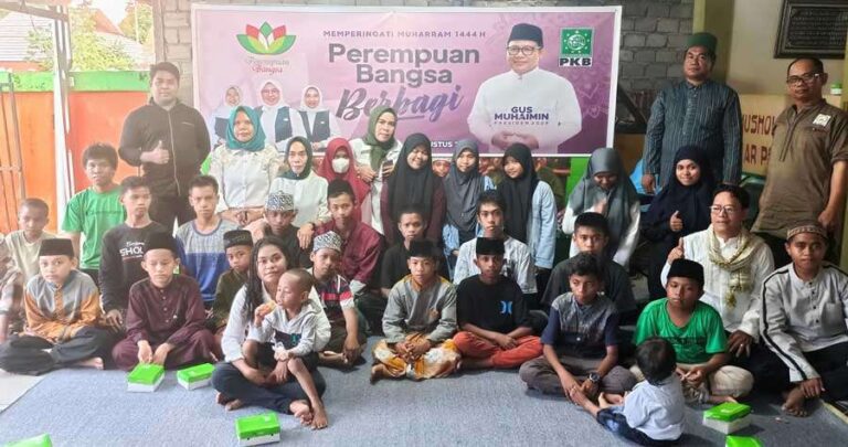Perempuan Bangsa adalah salah satu sayap dari Partai Kebangkitan Bangsa (PKB) menyemarakkan bulan Muharram 1444 Hijriah dengan cara