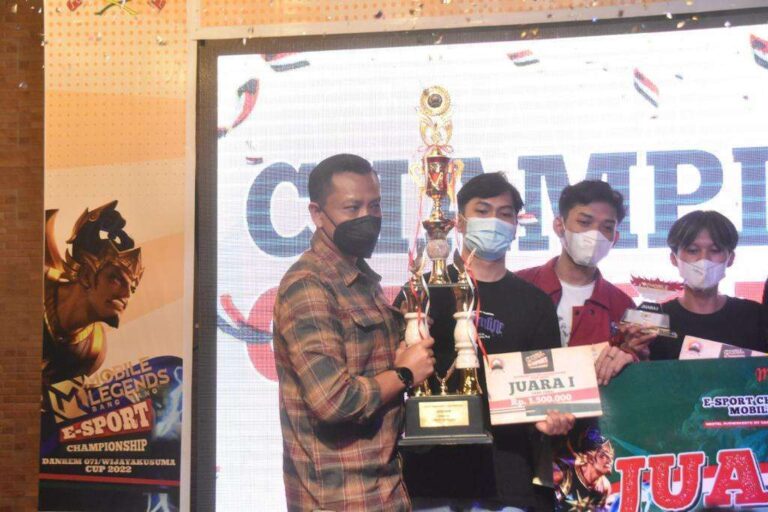 Danrem 071: E-Sport Championship Bina Wawasan Kebangsaan Generasi Muda
