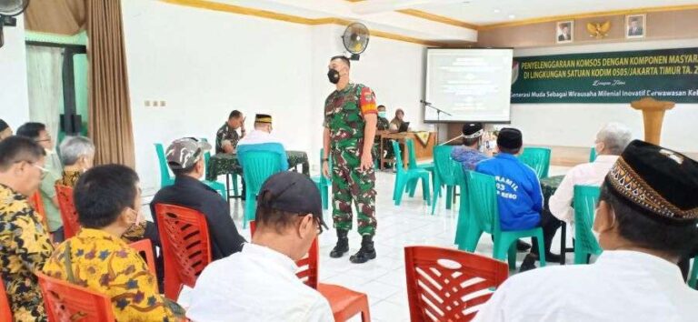 Kodim 0505/Jakarta Timur Gelar Pembinaan Masyarakat Tanggap Bencana
