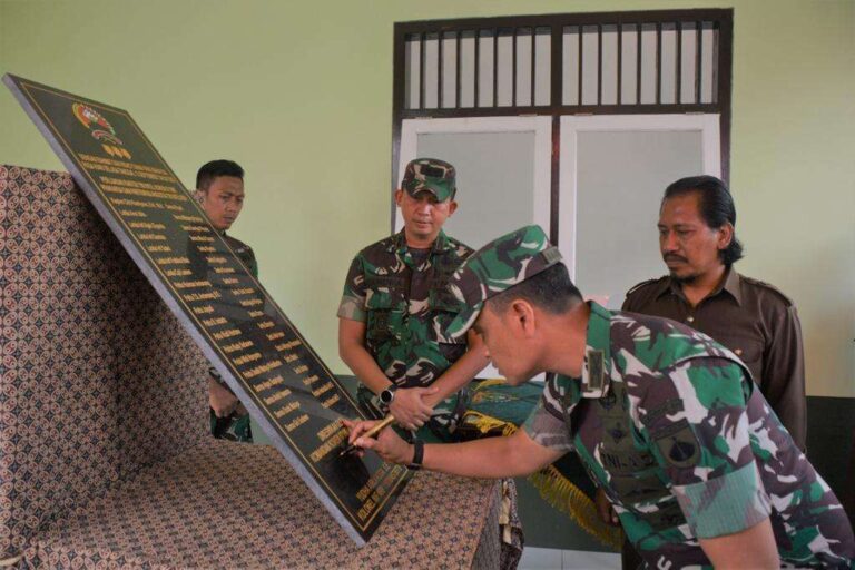 Resmikan Kantor Intel Korem, Danrem 071/Wijayakusuma Tekankan Loyalitas dan Soliditas TNI 