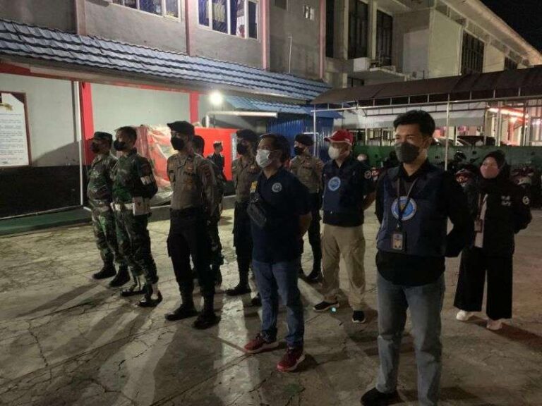 Kodim HSS Dampingi Razia Gabungan di Rutan Kelas IIB Kandangan
