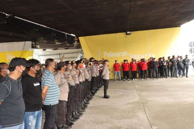 Apel Gelar Pasukan Pengamanan Unras, Ini Arahan Kapolres Jakarta Barat