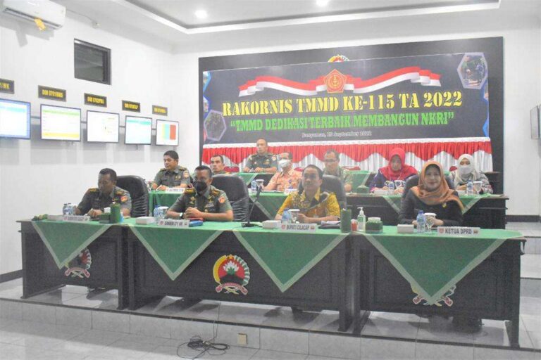 Danrem Wijayakusuma Ikuti Vicon Aster Kasad, Jelang TMMD ke115 TA-2022