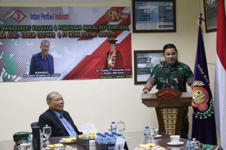 Danrem Wijayakrama Resmi Tutup Training Management Kepemimpinan di PT Intan Pertiwi