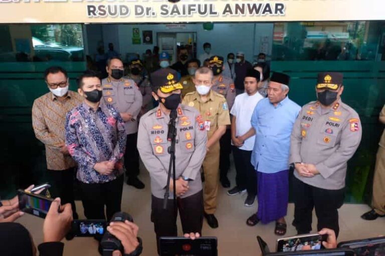 Kapolda Jawa Timur Minta Maaf Atas Tragedi di Stadion Kanjuruhan
