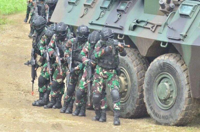 Kasad TNI Tinjau Langsung Lokasi Latma Safkar Indopura 34/2022