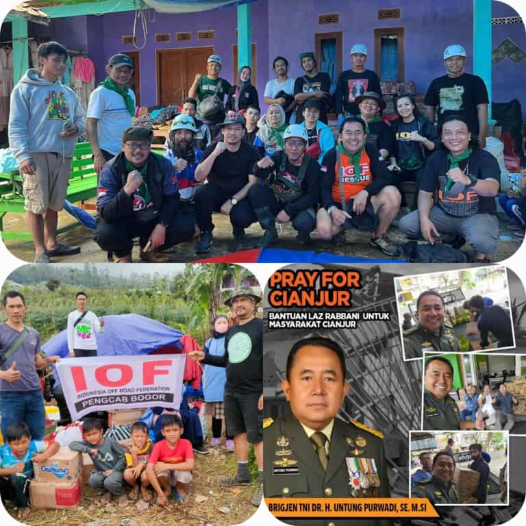 Selain Beri Bantuan Makanan, Komunitas IOF Berencana Bangun Madrasah yang Rusak Akibat Gempa di Cianjur