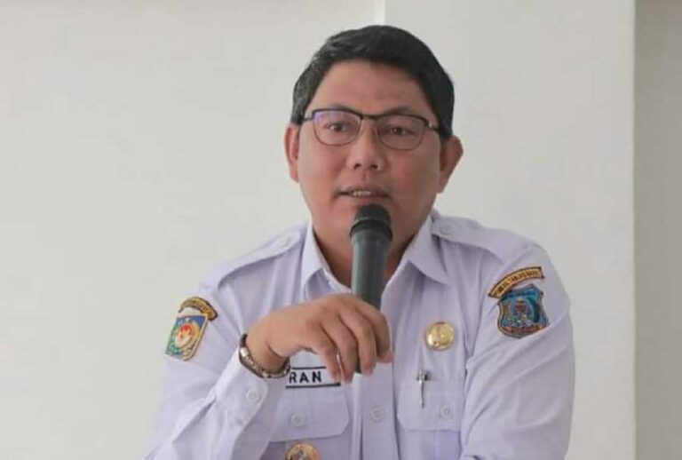 Wakil Bupati Tanjab Barat, H. Hairan hadiri acara pertemuan Aksi 7 Publikasi Data Stunting tingkat Kabupaten Tanjung Jabung Barat Tahun 2022.