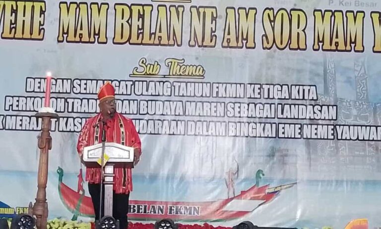 Sebagai pendiri organisasi FKMN Kabupaten Mimika, Johannes Rettob mengaku bangga jika organisasi tersebut telah berjalan selama 3 tahun. Hal