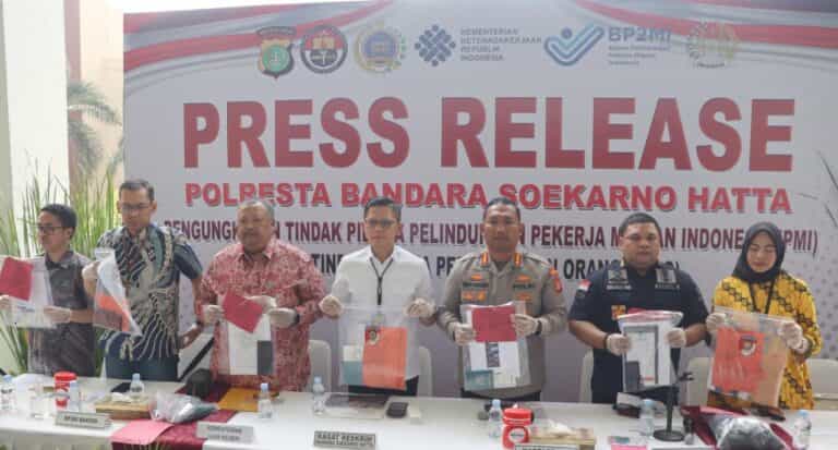 Polresta Bandara Soetta Berhasil Ungkap Sindikat TPPO, Ini Penjalasan Kapolresta