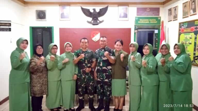 Koramil 03/GP Gelar Pisah Sambut Danramil, Ini Pesan Kapten Inf Sriyanto