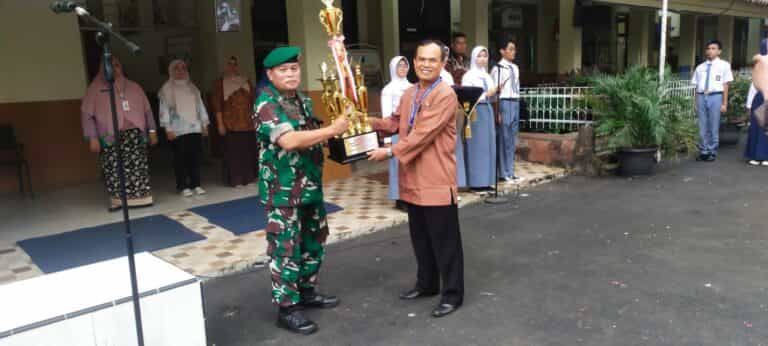 Danramil Kramatjati, Makassar Buka Lomba Formasi Pengibar Bendera Compassto VIII TA .2023