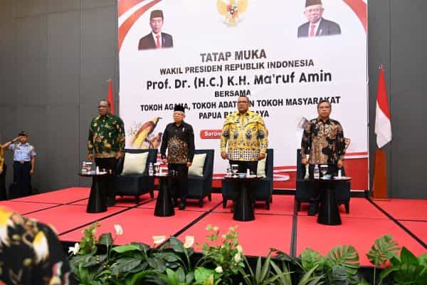 Pesan Wapres Kepada Para Tokoh Papua Barat Daya untuk Jaga Keutuhan Bangsa