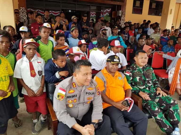 Ribuan Masyarakat Kabupaten Pegunungan Bintang Ikuti Kirab Kebangsaan