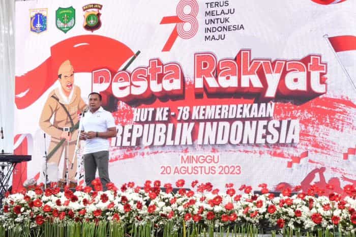 Kodam Jaya Gelar Pesta Rakyat di Kalijodo Puncak Gerebek Sampah Ciliwung