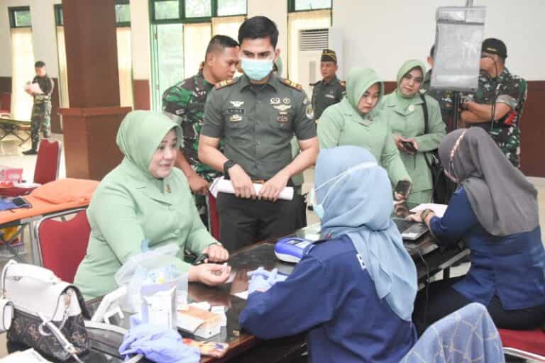 HUT RI ke 78, Rindam Jaya Bersama PMI Gelar Donor Darah