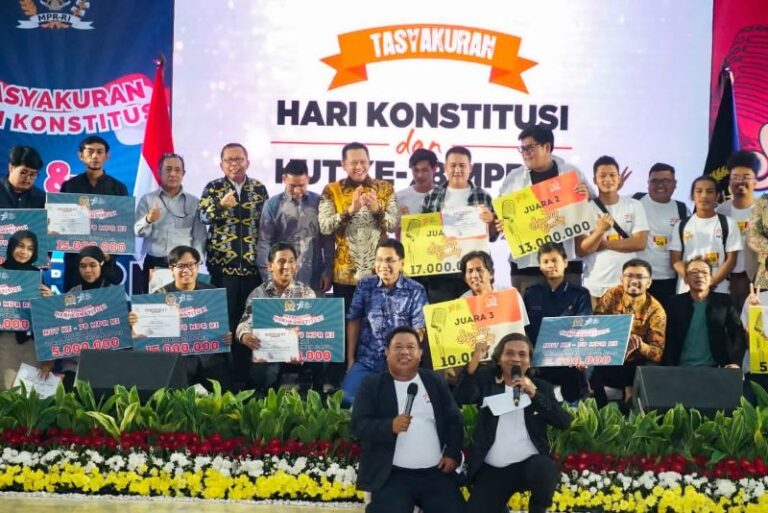 Gelar Lomba Stand Up Comedy Kritik MPR RI, Ketua MPR RI Bamsoet Sosialisasikan Empat Pilar MPR RI dengan Gaya Kekinian