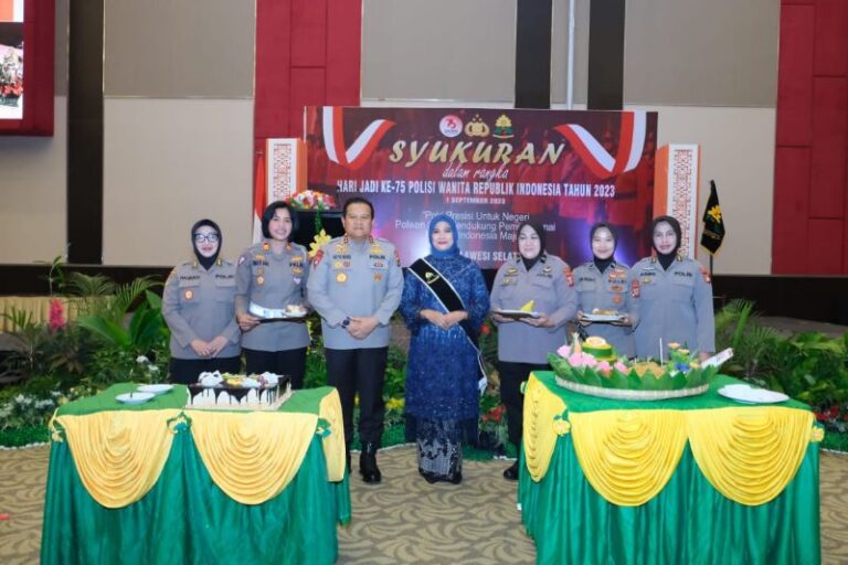 Hadiri HUT Polwan ke 75 Tahun 2023, Ini Pesan Kapolda Sulsel