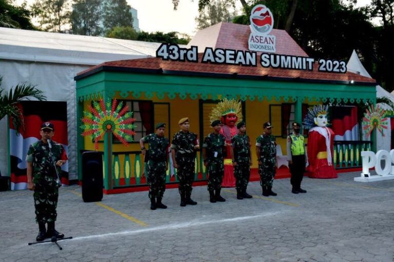 Dandim 0501/JP Pimpin Pengamanan Opening Ceremony ASEAN Summit Ke 43