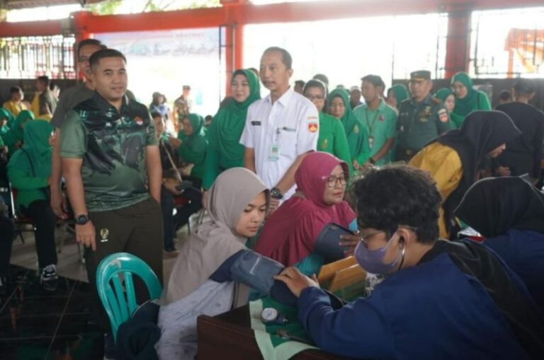 TNI Peduli Kesehatan, Korem Wijayakusuma Gelar Baksos dan Donor Darah di GOR Satria Purwokerto