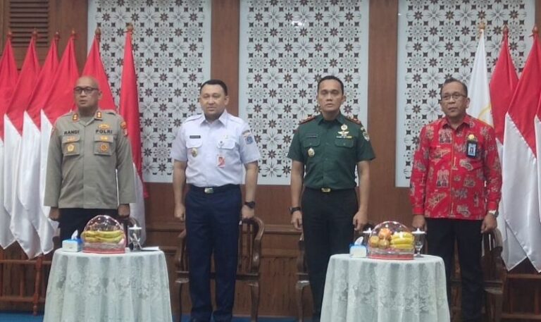 Dandim 0503/JB Hadiri Rapat Forkopimko Jakarta Barat