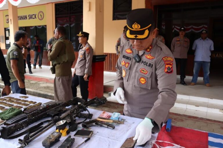 Kapolres Pegunungan Bintang Apresiasi Satgas Damai Cartenz 2023 Berhasil Mengukir Prestasi