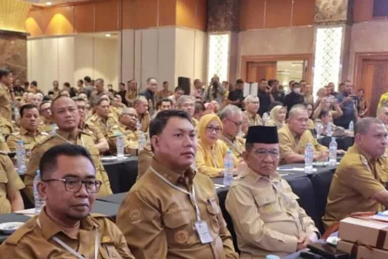 Mewakili Bupati, Wabup Tanjab Barat H. Hairan menghadiri Kick Off Rapat Koordinasi Nasional (Rakornas) Program Penguatan Pemerintahan