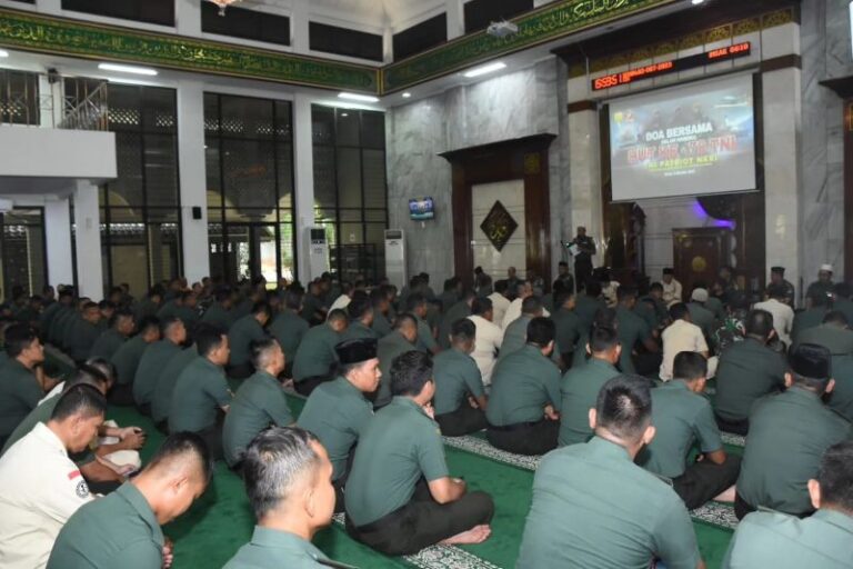 Doa Bersama Digelar Kodam Jaya Dalam Rangka HUT ke 78 TNI