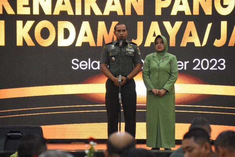 Kasdam Jaya Pimpin Laporan Korps kenaikan Pangkat Pamen Periode 1 Oktober 2023
