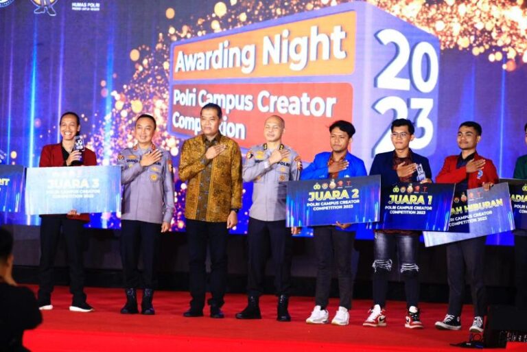 Polri Buka Awarding Ninght 2023, Ajang Generasi Muda Berkrasi Menuju Indonesia Emas