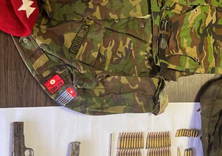 Dandim 1715/Yahukimo: Tim Gabungan TNI-POLRI berhasil temukan Senjata Api Laras Pendek Milik TPNPB Kodap XXXV Bintang Timur