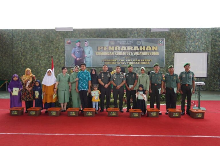 Kunjungi Prajuritnya di Purbalingga, Danrem Wijayakusuma Ingatkan Netralitas TNI